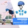 Kids Safety Helmet Knee Elbow Pad Set Boys Girls Head Protective Gear Set for Bicycle Cycling Skateboard Scooter Skating Helmet