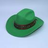 New Western cowboy top hat men and women couple gentleman's hat horse head decoration with jazz hat Tibetan