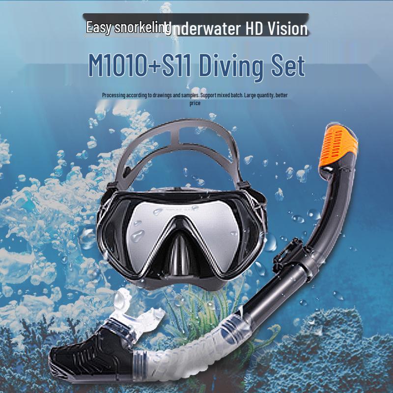 Snorkel in PVC Monopezzo per Adulti e Bambini per Viaggi e Immersioni