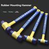 1 Double Headed Installation Hammer, 25mm To 45mm Rubber Hammer with Rubber Handle, Detachable Insulated Installation