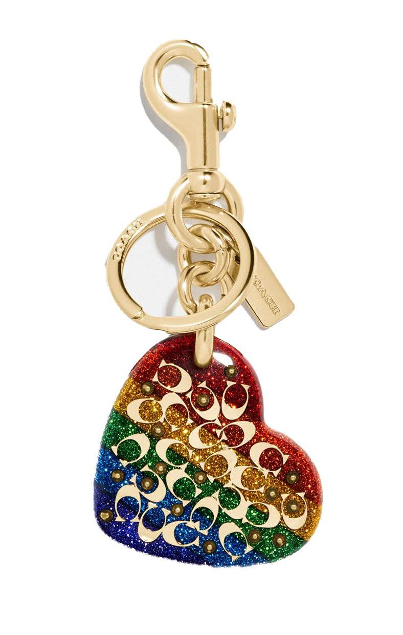

Подвеска на сумку в виде сердца Coach Sprinkle Signature F78691