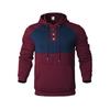 Men's Clothing, Spring and Autumn, Light and Comfortable Casual Loose Hooded Button-up Jacket, Men's Sweatshirt