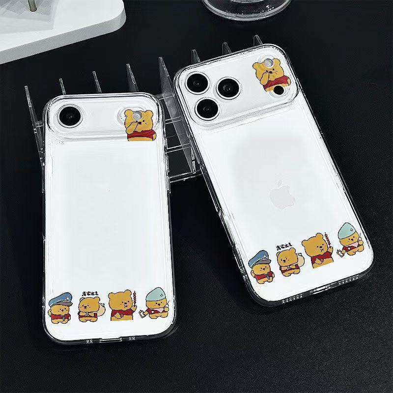 

Мінімалістичний чохол для iPhone 17 Pro Max з Вінні-Пухом, сумісний з Apple iPhone 16/17 Pro та 15/14/13, м яка захисна кришка. iPhone 7 Plus