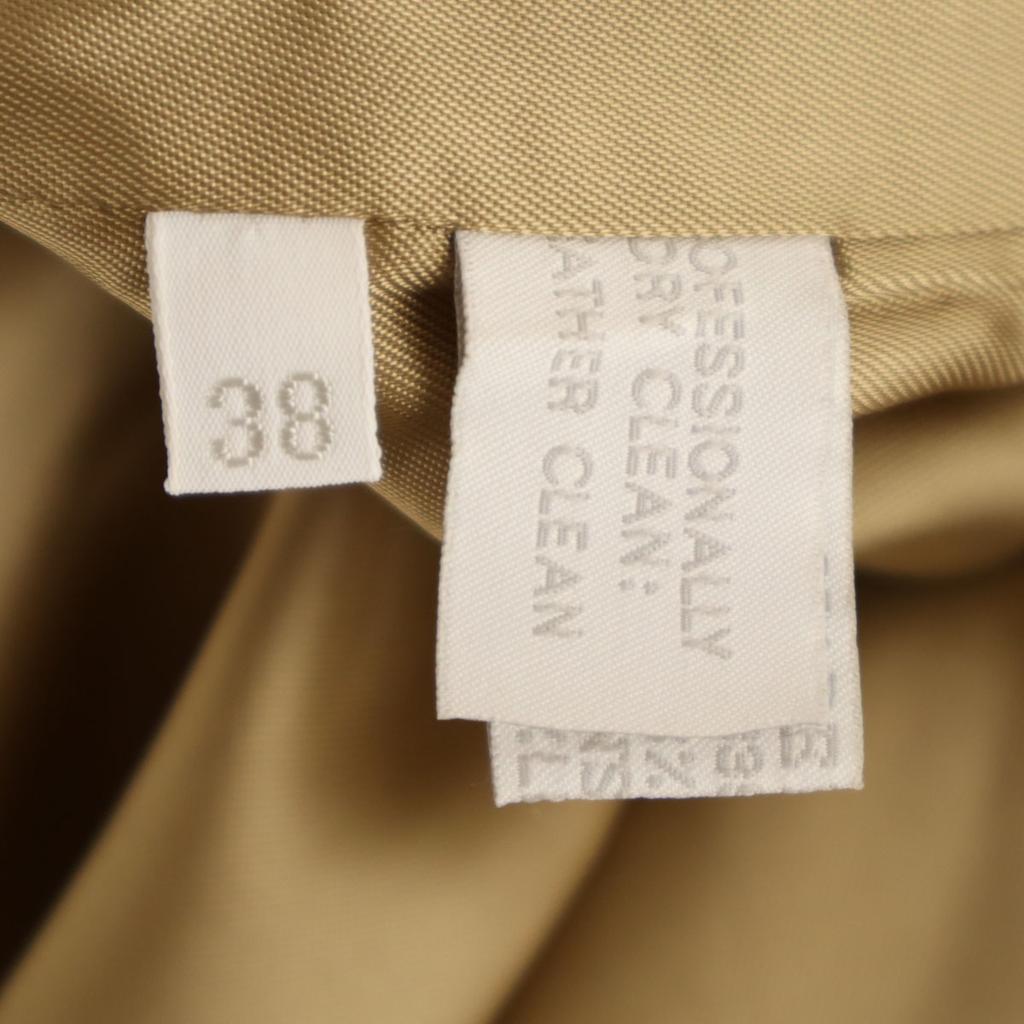 Prada Hergestellt in Italien Wollmantel 38 beige Damen Gebraucht
