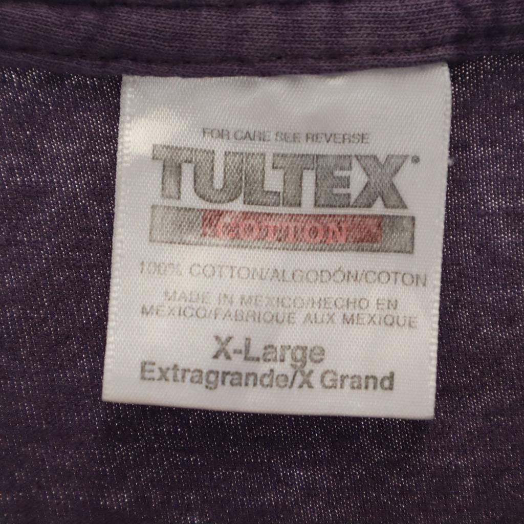 tultex 90er 00er Altes Kurzarm-T-Shirt XL lila Herren Gebraucht