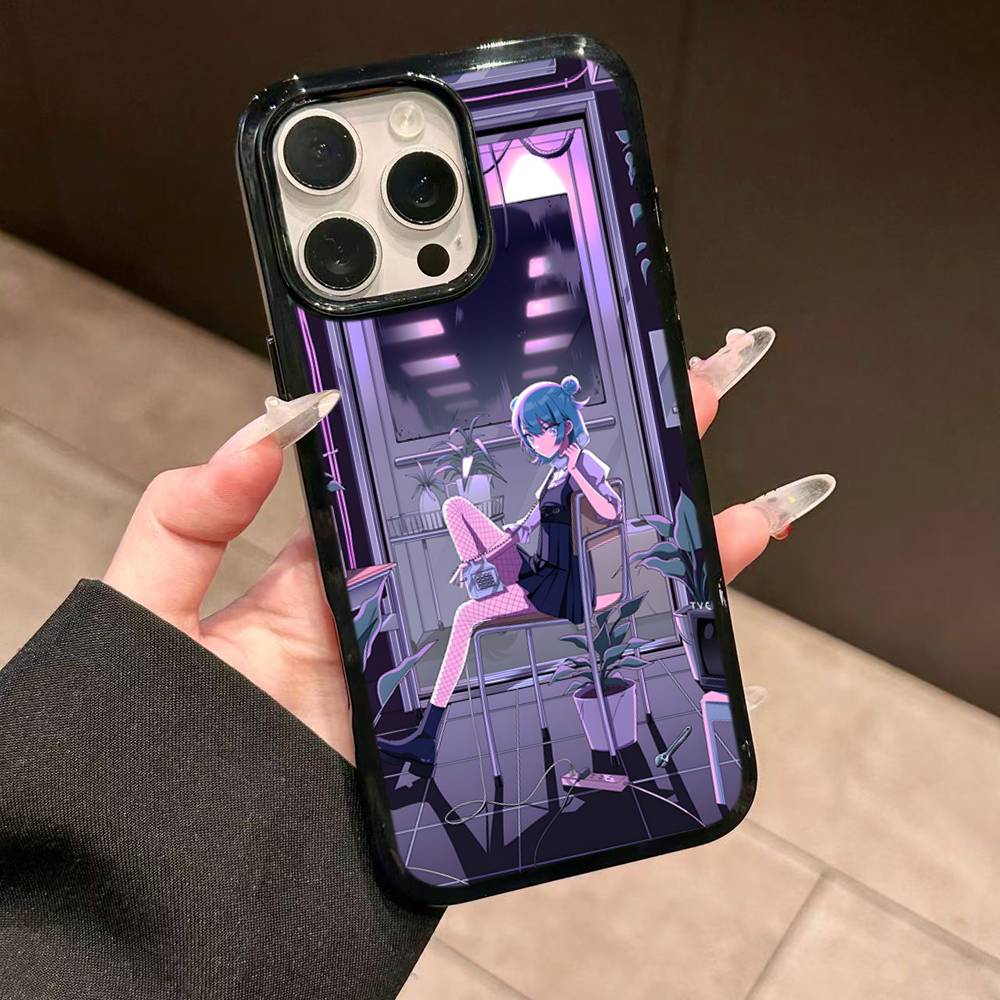 Zutomayo Anime Singer For IPhone 17 16 15 14 13 12 11 Pro Max Plus Shockproof PC+TPU Phone Back Cover