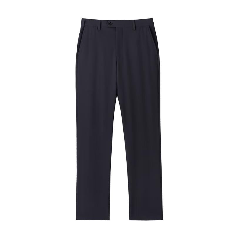 Men s Business Casual Straight-Leg Trousers 33