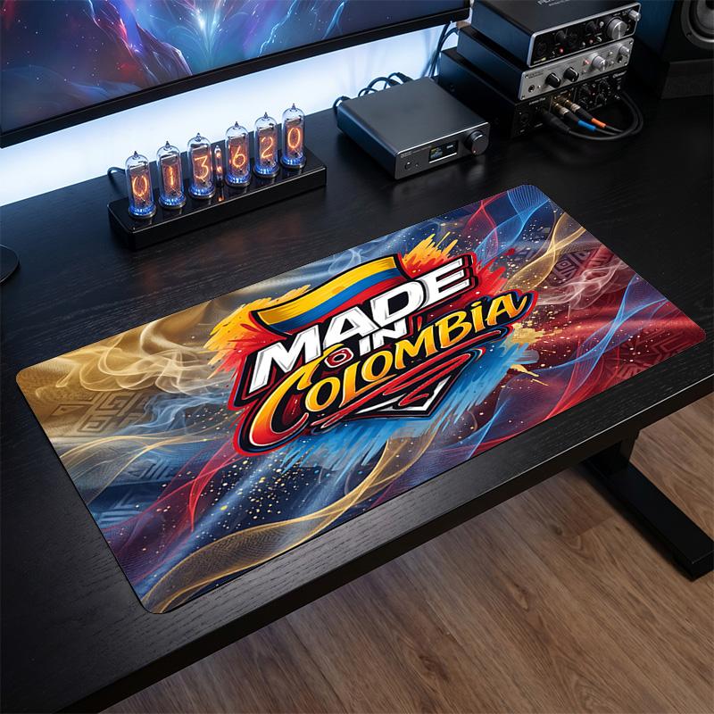 Colombia Football Crest Mouse Pad, Extended Non Slip Rubber Desk Mat for Gaming Office Laptop Fan Gift