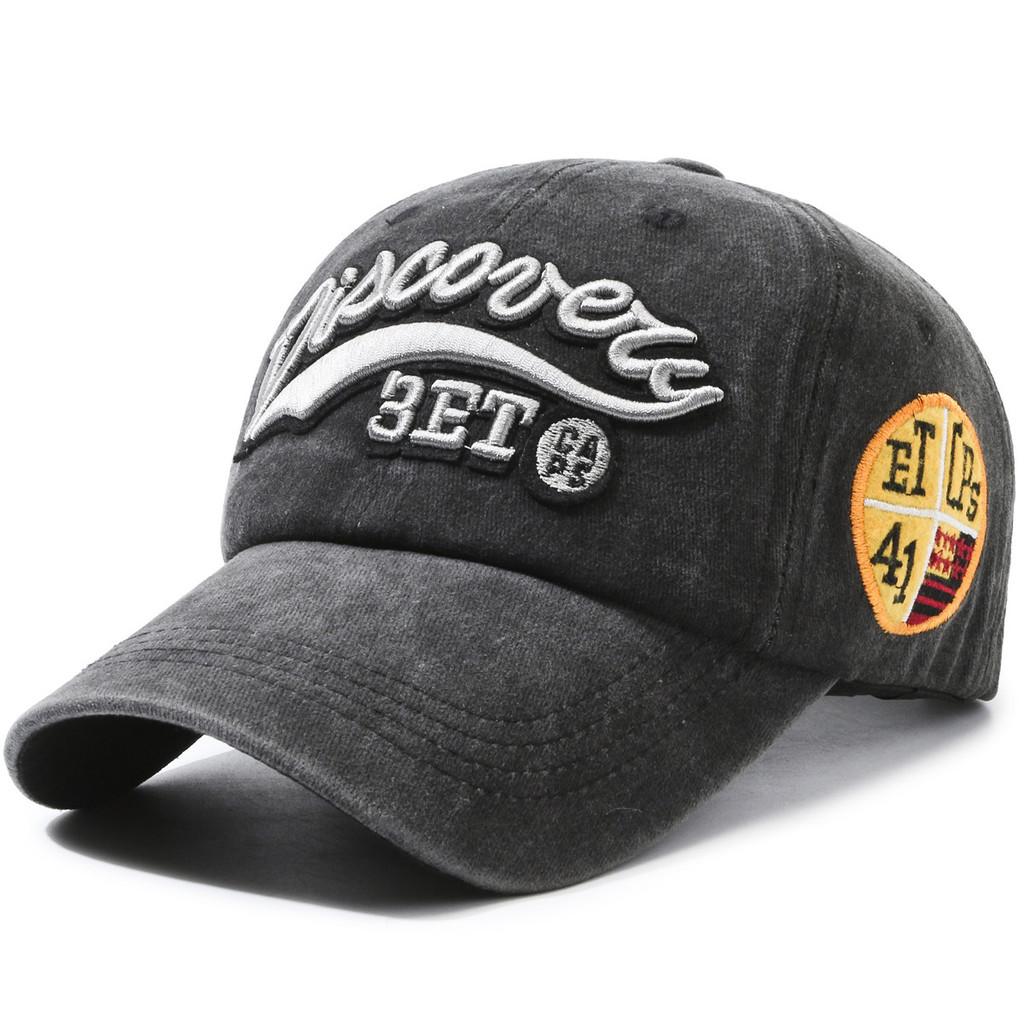 

Печать Вышивка Буква Бейсболка Кепки с козырьком Защита от солнца На открытом воздухе Подарок чёрный