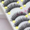 10 Pairs Thick Crossing Long Natural Looking Fake Eyelashes Make Up False Lashes
