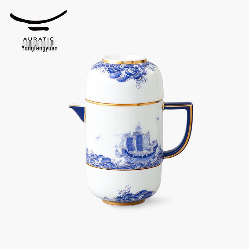 Auratic Pearl of the Sea 4-Piece Tea and Coffee Cup Gift Set