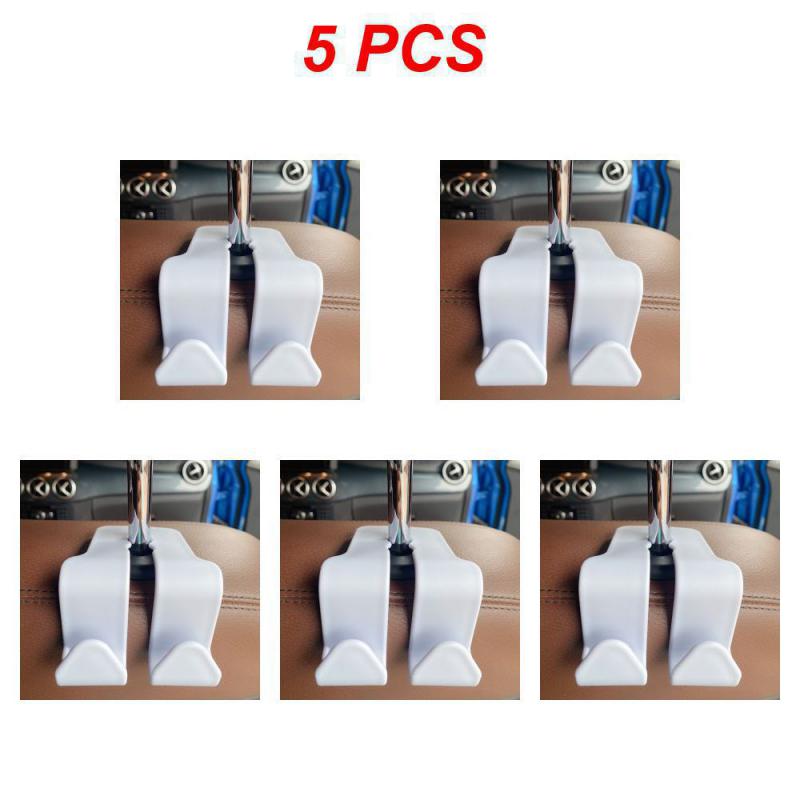 2~5 SZT Uniwersalny Haczyk na Oparcie Siedzenia Samochodowego Wielofunkcyjny Wieszak Haczyk na Zagłówek Siedzenia Samochodowego Uchwyt na Telefon Organizer Samochodowy na Torbę Portfel