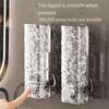 1Pcs Wall-Mounted Soap Dispenser Manual Home Bathroom Foam Squeeze Suction Cup Soap Dispenser Hotel Push-Type Soap Dispenser