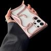 Silikonový kryt s 3D hadím pokovením, nárazuvzdorný, měkký, dutý, pro Samsung S25 Ultra S24 S23 FE S22 A56 A16 A36 A55 A06 A15 A26