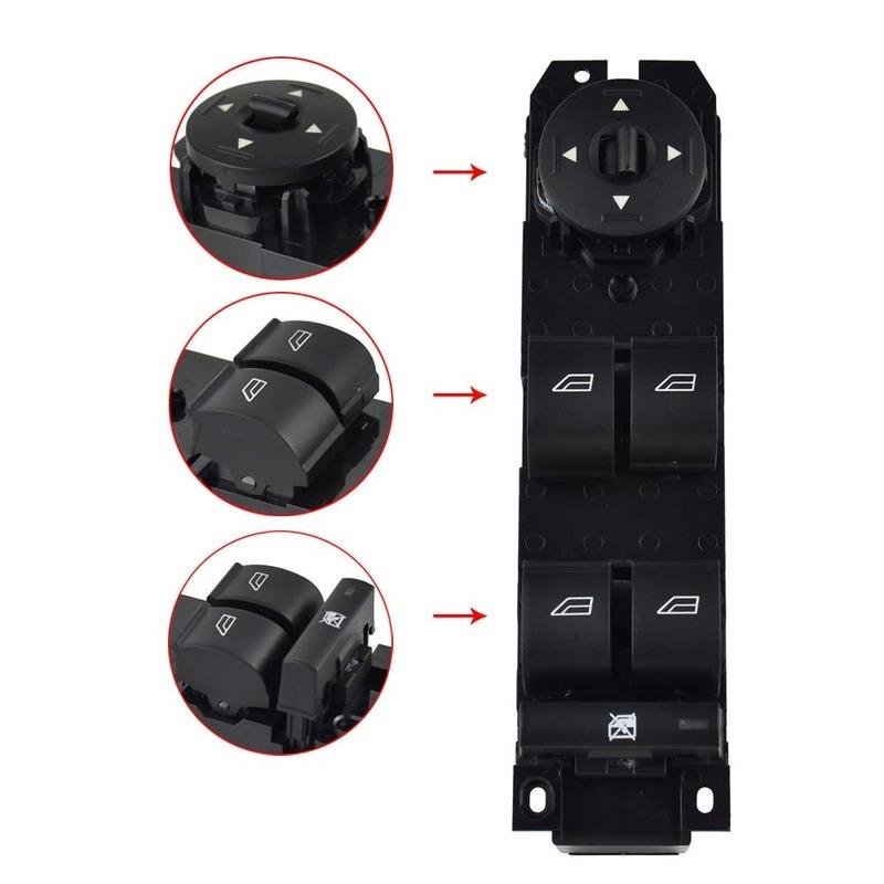 Car Accessories for FORD FOCUS 2012-2017 Front Left Driver Side Electric Power Master Window Switch Mirror Control Button Parts