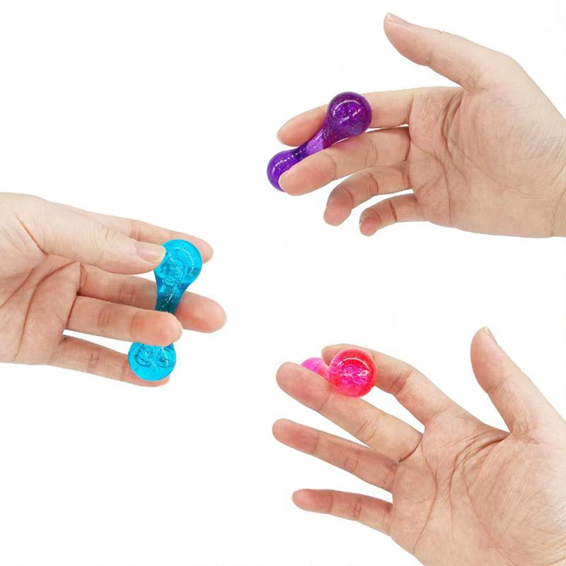 

3Pcs Knucklebone Acrylic Fidgeting Fingertip Bone Tactile Skill For Stress Ease Begleri Toy Sets Anti Stress Gifts For Adults Teens