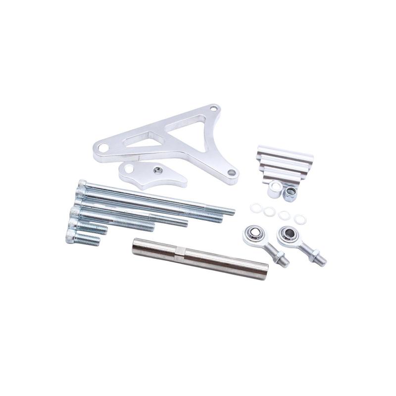 Polished Aluminum Alternator Bracket Kit for Small Block 289 302 Cars