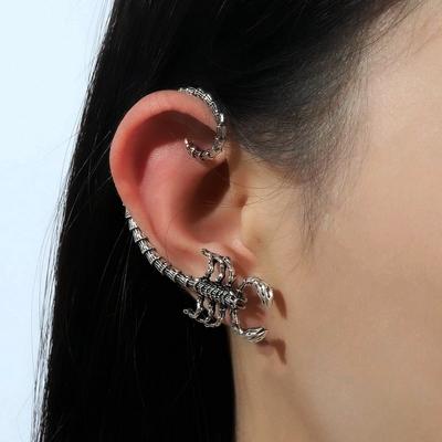 Jewelry Personalized Retro Earrings Simple Personality Black Scorpion Stud Earrings Atmospheric High-End Earrings