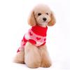 Cute Red Striped Acrylic Dog Sweaters Small Pet Jumper for Winter Season GorisPet