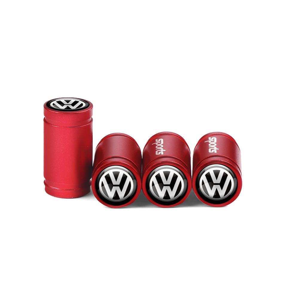 Cup Holders Badge Car Wheel Valve Caps Tire Dust Cover 3D Metal Auto Valve For Volkswagen VW Jetta MK4 TSI Rline TDI MK7 Golf6 7