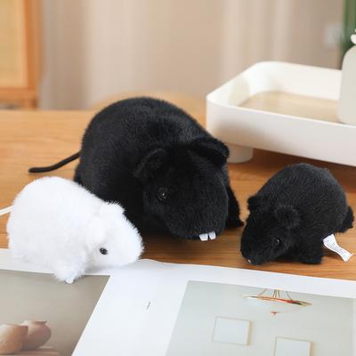 Cute Simulation Mouse Doll Plush Toy Mouse Zodiac Mouse Doll Children Accompany Soothing Doll