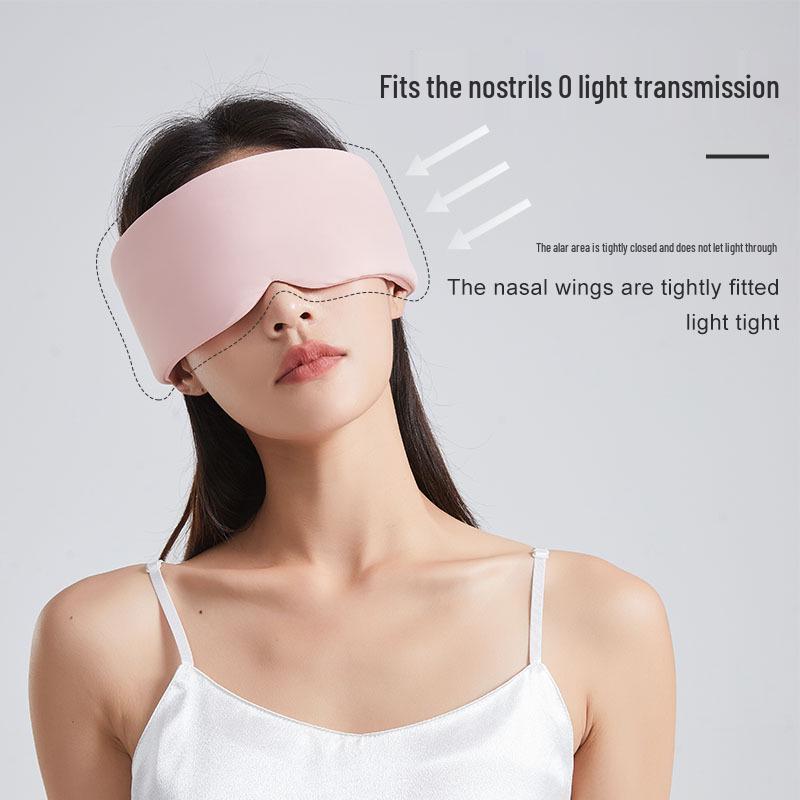 Warm & Cool Dual Sensation Eye Mask for Sleep: Light-Blocking, Full Coverage, Perfect for Office, Travel, and Naps