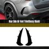 2 Pieces Car Rear Bumper Canard Side Spoiler Guards for GLC-Class X254, AMG Line GLC260, GLC300 (2023) + Rear Spoiler Wing (Black)