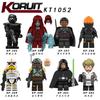 KT1052 Space Series Kids Educational Building Blocks Mini Figures Battle Toy Bag Set Creative Model Birthday Gift