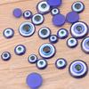 Blue Evil Eye Resin Sticker for Jewelry & Phone Accessories (10-20mm)