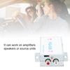 Filtro Audio Stereo per Auto 12V Riduttore di Rumore Isolamento Acustico Alte Prestazioni per Amplificatore Altoparlante