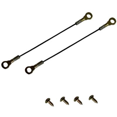 PPIOOY Motorcycle Rear Box Mounting Hardware Stopper Wire Set of