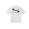 Jordan X Travis Scott Collaboration Logo Print Comfortable Ribbed Crew Neck Short Sleeve T-Shirt Men Tops Sail-White DZ5511-133