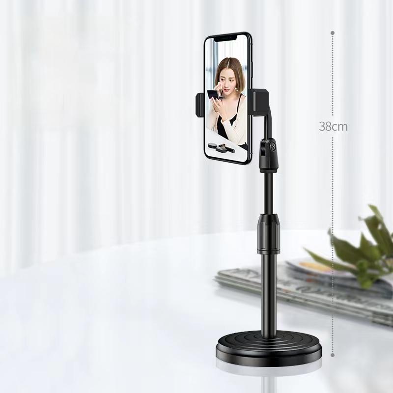 Mobile Phone Holder Stand Tablet Desktop Live Bracket Support Stand Mount Foldable MultiFunction Telescopic Holder Storage Rack чёрный