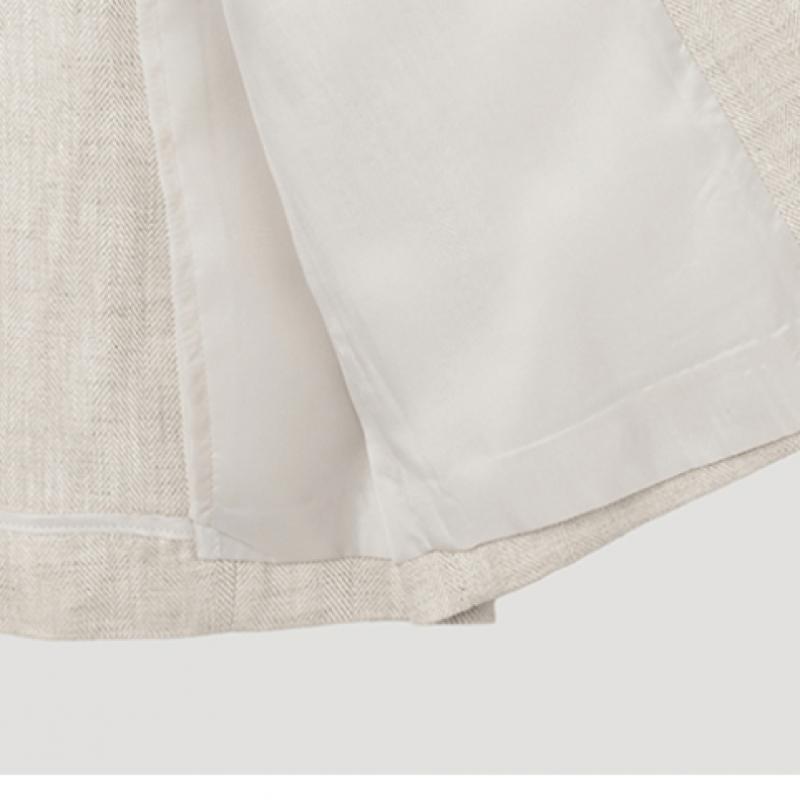 [She S miSS] Linen Melange Two Button Jacket Swwjkp21020 Ec