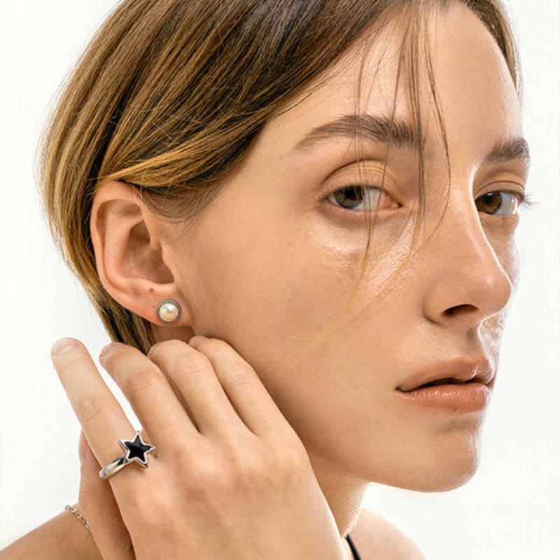 qudokorea basic silver ring