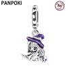 Copper Metal Cute Magician Pendant Bead Components Bracelet High Quality Fine Jewelry Charm Bead Components Compatible With Bangle Designed For Women