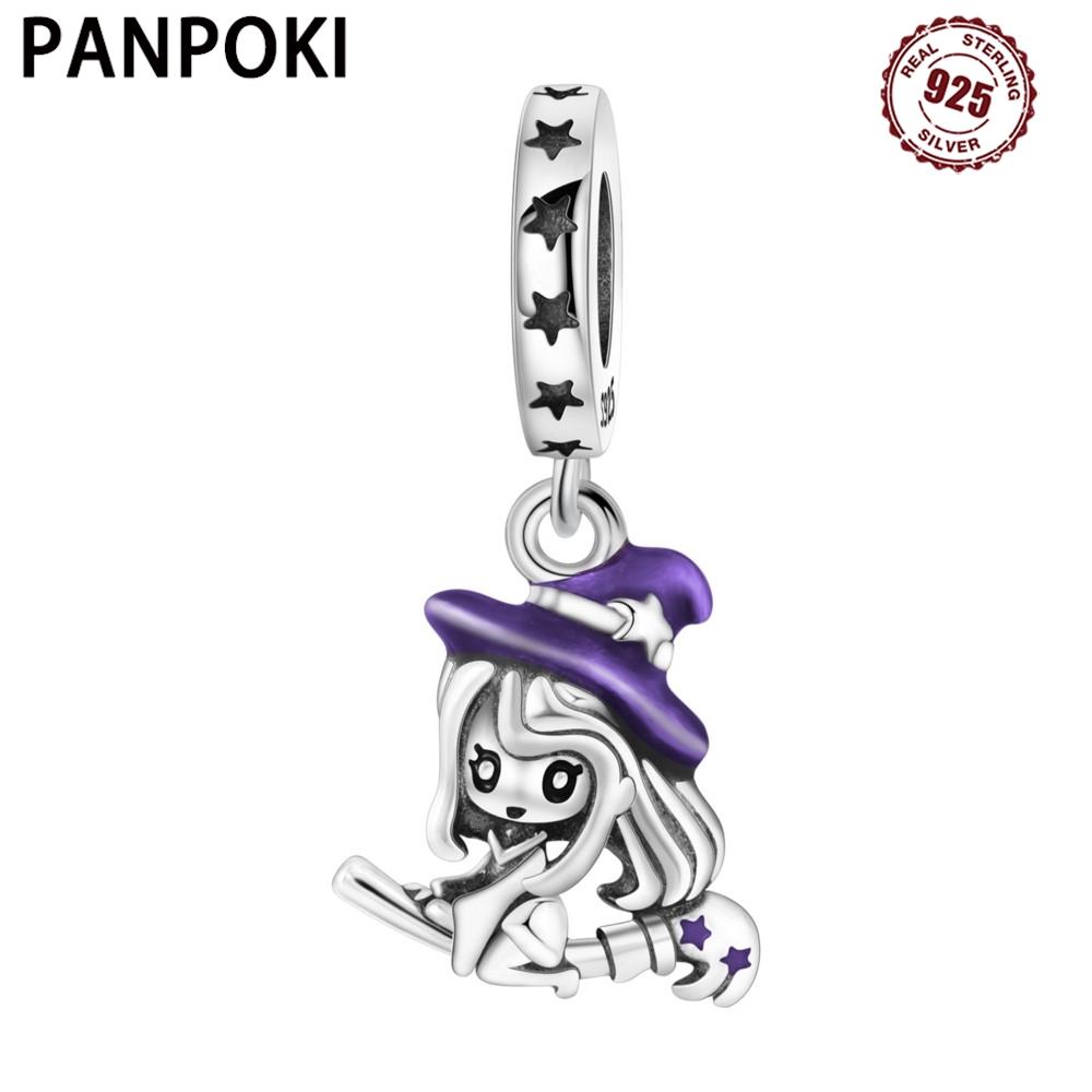 Copper Metal Cute Magician Pendant Bead Components Bracelet High Quality Fine Jewelry Charm Bead Components Compatible With Bangle Designed For Women