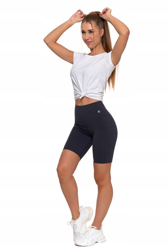 Women's Cycling Leggings Sports with Pockets Comfortable Training MORAJ GRAPHITE M