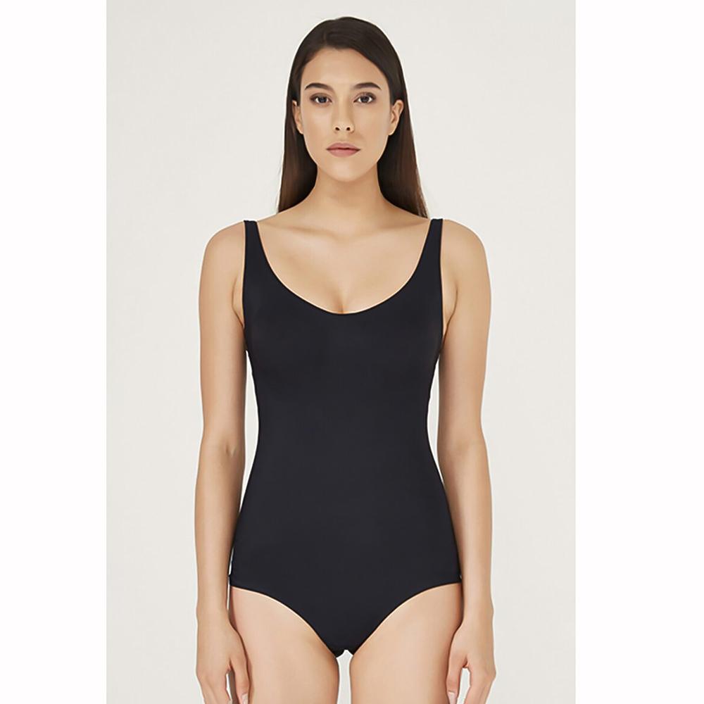 

Черный бесшовный корсет для тела NBB