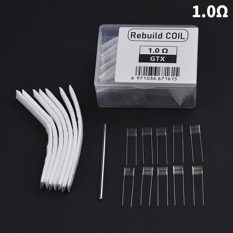Diy Tool Rebuild Kit Mesh Coil Resistance Wire Replacement Accessory For Gtx 0.8/1.0Ohm