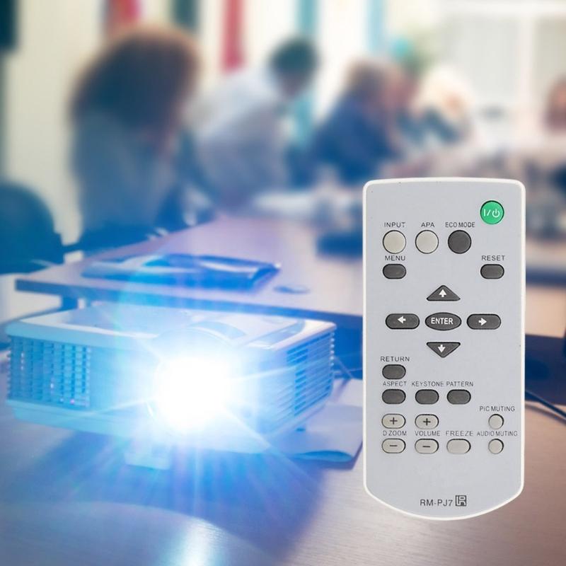 Replacement Remote Control for RMPJ7 RMPJ6/PJ10/PJ12/PJ17/PJ8  Projectors Long Distances Operate and Durability