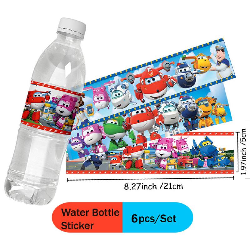Cartoon Super Themed Wings Paper Cup Plate Straw Balloons Tableware for Birthday Party Arrangements Set Family Essential Gifts