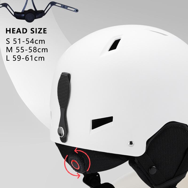 Winter Protection Ski Helmet ABS+EPS for Adult Kids Skiing Snow Skateboarding Helmets
