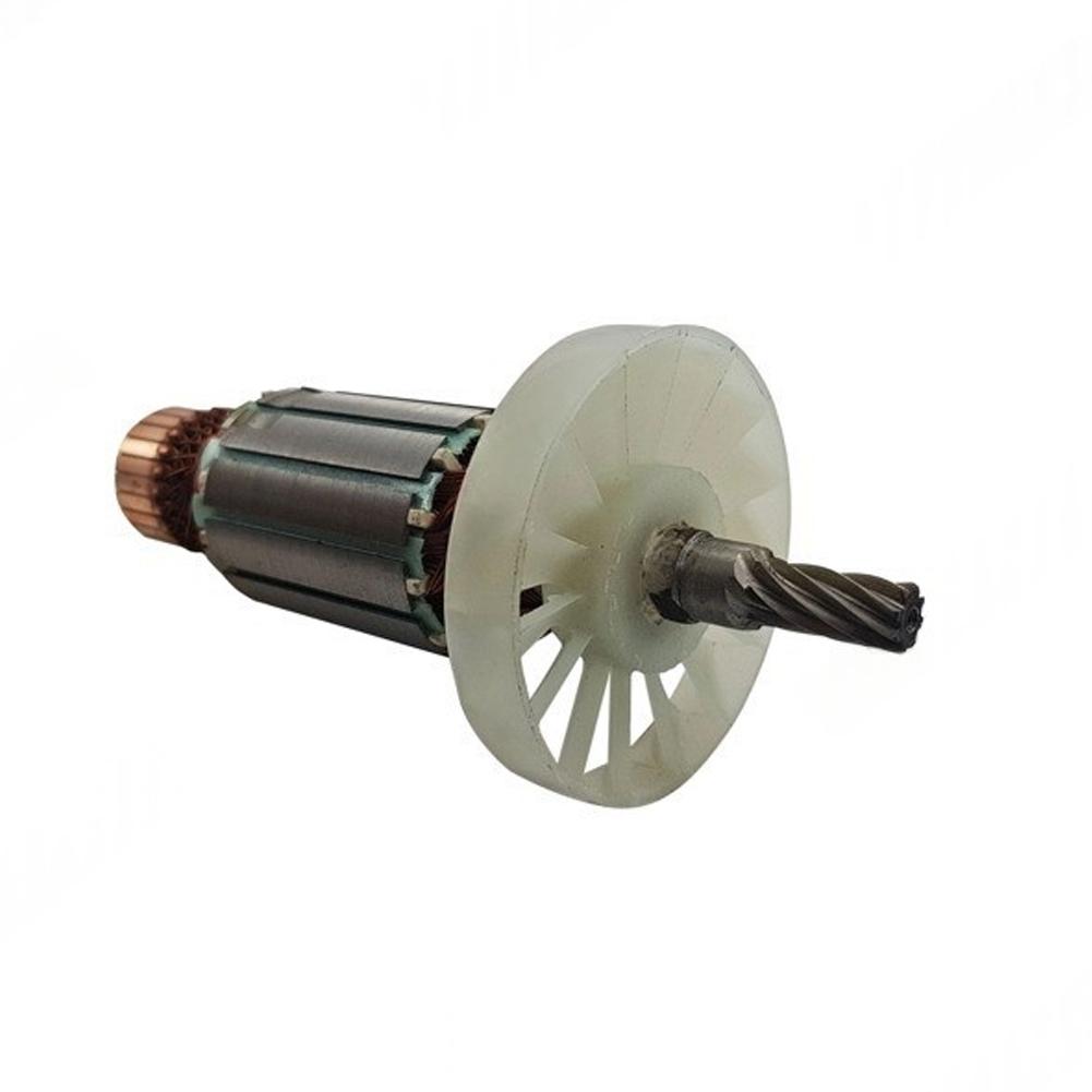 Armature Rotor for KGS 216M Circular Saw Motor 220-240V Replacement Part Featuring Copper Wire Winding and Protective Cover