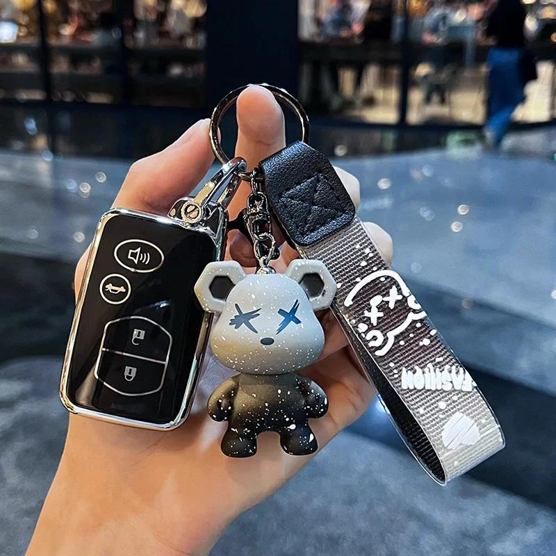 Fashion NEW TPU Car Key Case for Toyota Aqua RAV4 Land Cruiser Camry Prado Corolla Prius Cover Keyless Remote Fob 2 3 4 Buttons