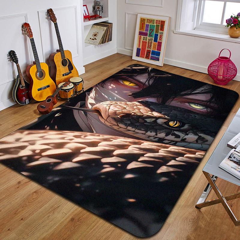 D-demons Layer Printed Carpet Fashion Yoga Mat Bedroom Decorative Carpet Living Room Bathroom Decorative Floor MAt Birthday Gift