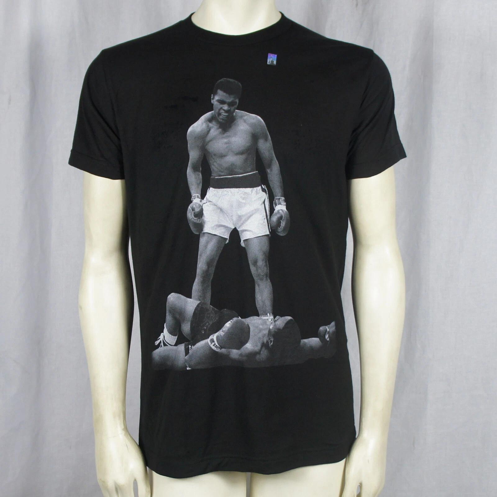 MUHAMMAD Ali Standing Over Sonny Liston Boxing T-Shirt S NEW L