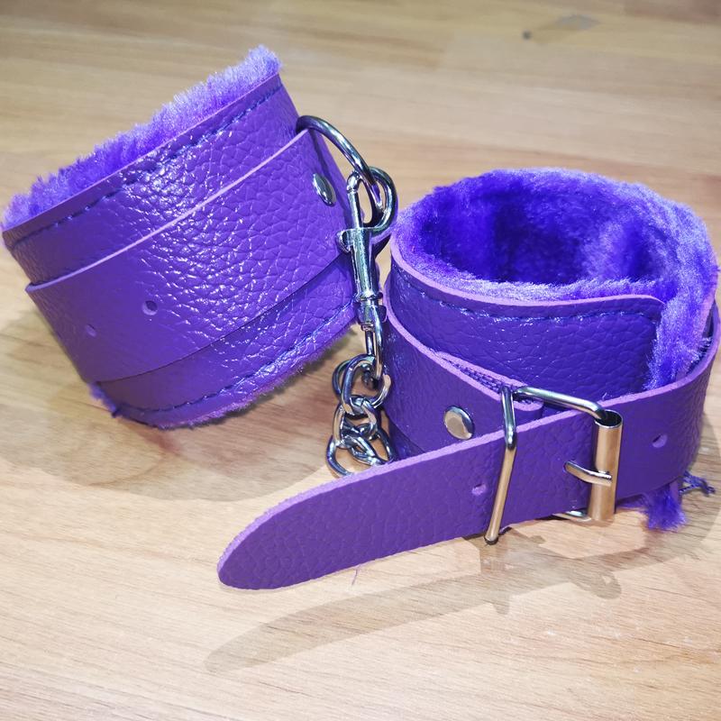 PU Leather Handcuffs,Sex Bondage Restraints Wrist Hand Cuffs Product,Adult Game Toys for