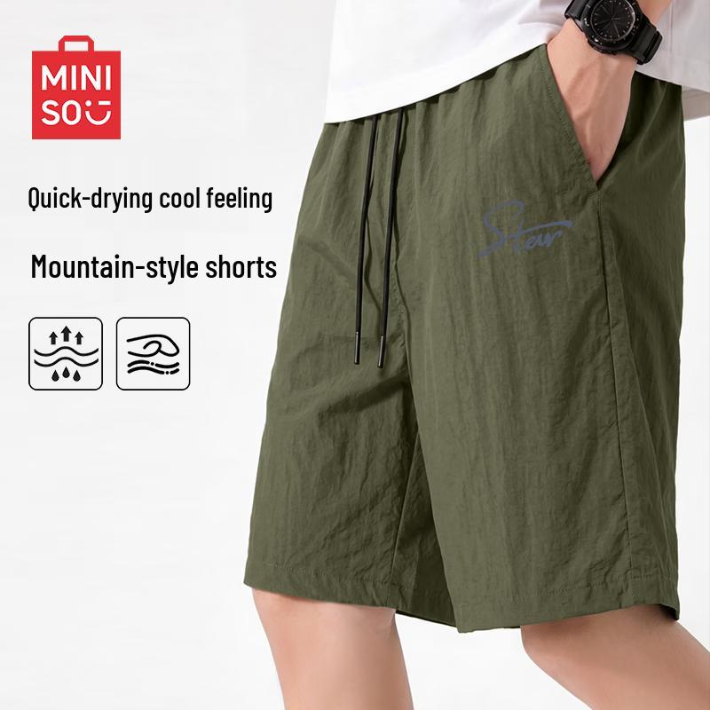 MINISO Men s American Style Quick-Dry Casual Shorts 4XL
