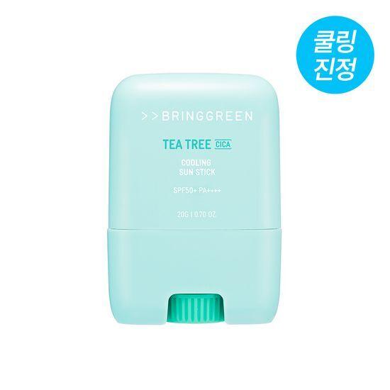 BRING GREEN Tea Tree Cica Cooling Sun Stick 20g (Refill Plan / Single Item)